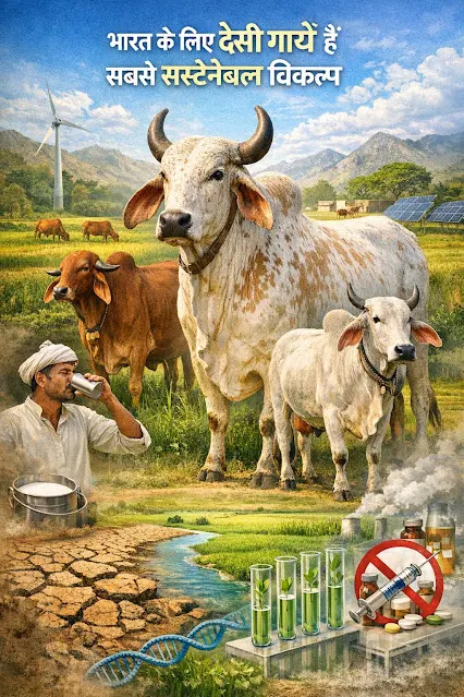 देसी गायें क्यों हैं भारत के लिए सबसे सस्टेनेबल विकल्प