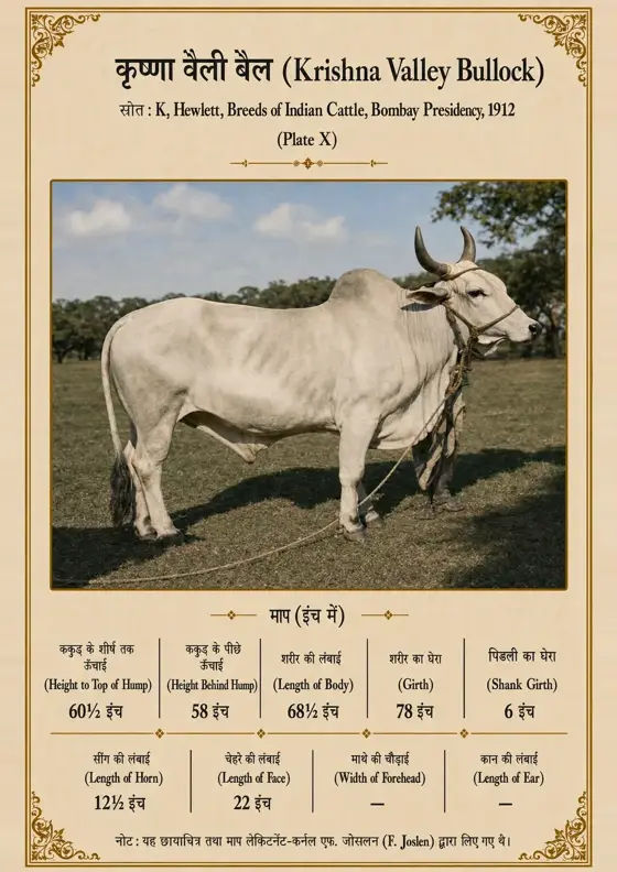 कृष्णा वैली बैल